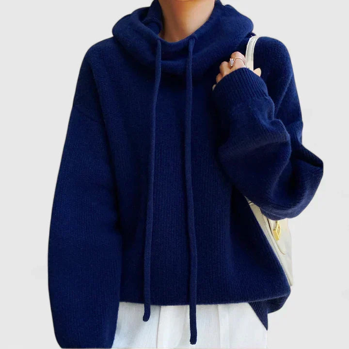 Thomasin Hooded Knit Pullover Sweaters for Women — photo 4