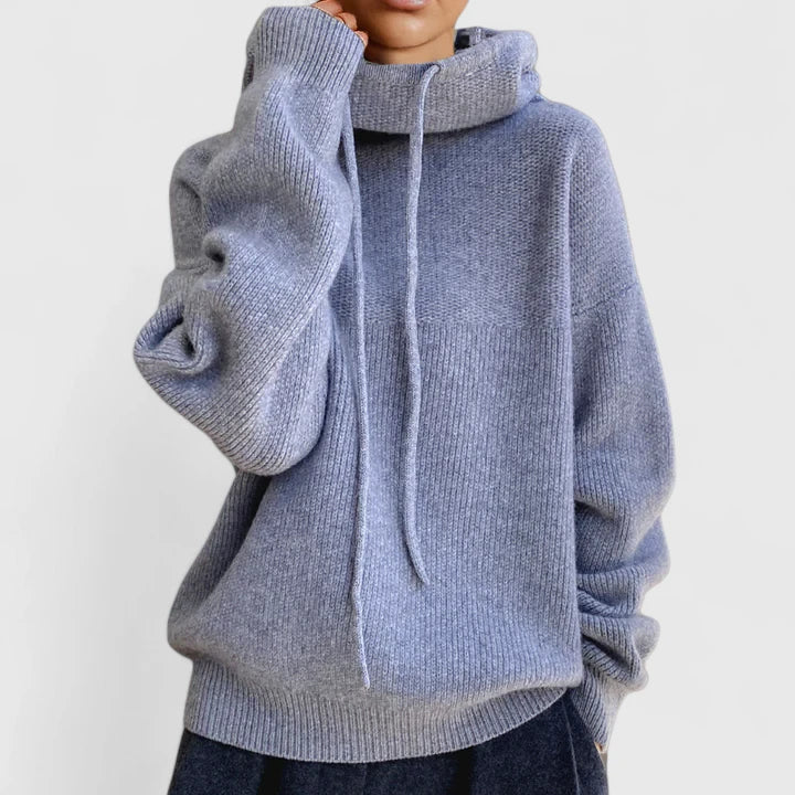 Thomasin Hooded Knit Pullover Sweaters for Women — photo 5