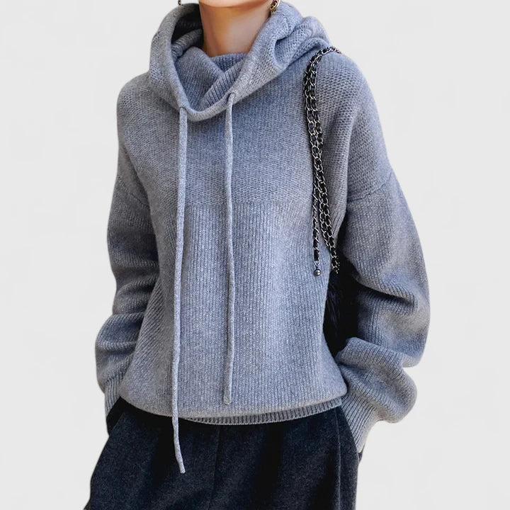Thomasin Hooded Knit Pullover Sweaters for Women — photo 7